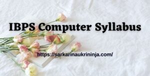 Read more about the article IBPS Computer Syllabus 2023 | Download Computer Knowledge Exam Pattern & Questions Here