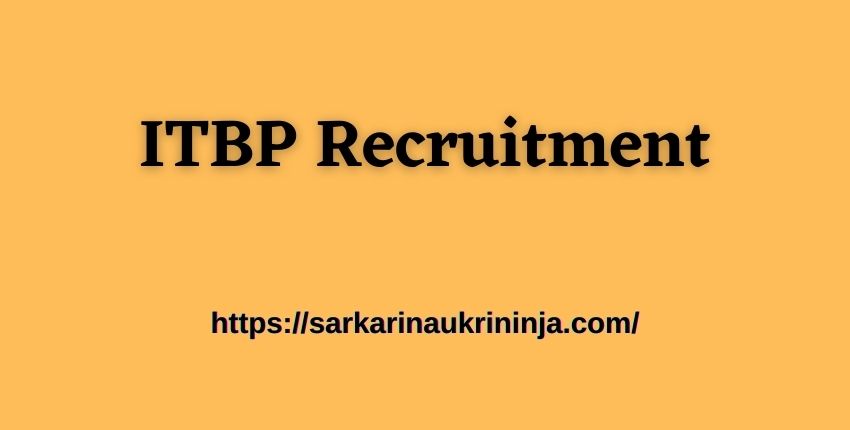 You are currently viewing ITBP Recruitment 2023 : Online Apply For 553 Medical Officer & Other Vacancies
