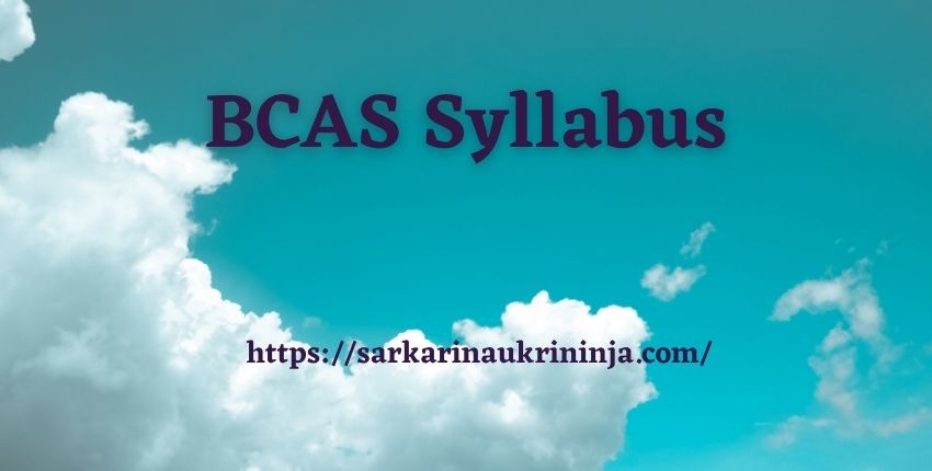 You are currently viewing BCAS Syllabus 2023 | Check Aviation Security Officer (ASO) & Other Posts Exam Syllabus & Pattern