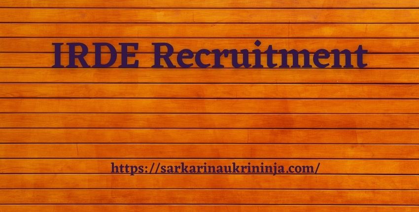 Read more about the article IRDE Recruitment 2023 : Apply Online For various Apprentices Vacancies, Check Eligibility Criteria Details